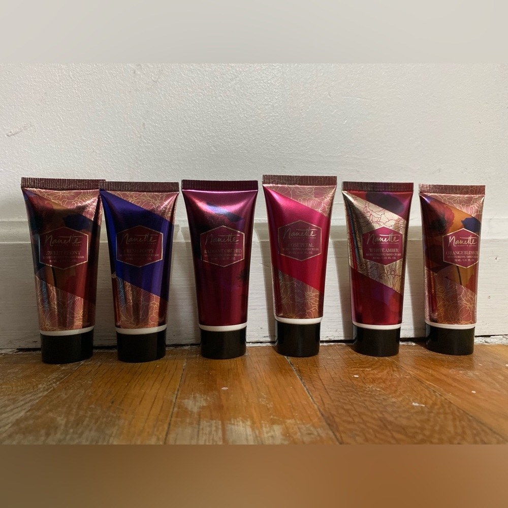 6pc hand lotion set